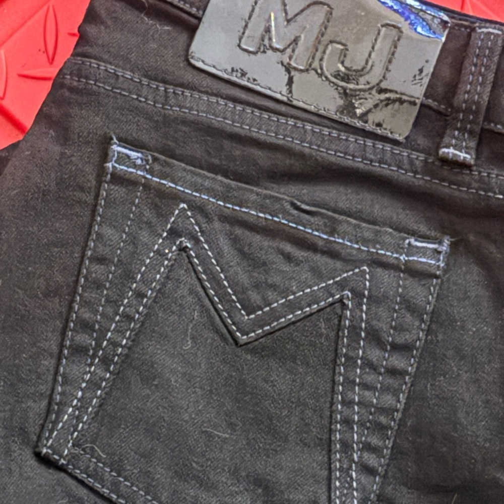 Marc Jacobs Black Jeans with Signature M Stitching